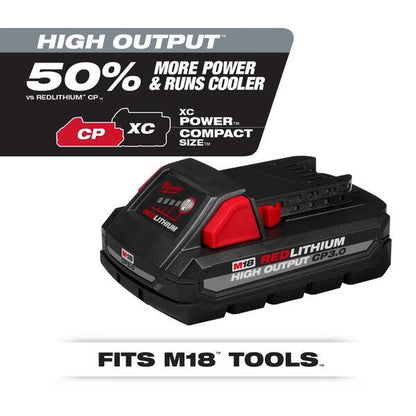 M18 18V Lithium-Ion Cordless Combo Tool Kit (7-Tool) with (4) 3.0 Ah Batteries, Charger and Tool Bag