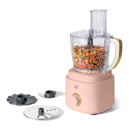 Beautiful 10-Cup Food Processor with Accessories, White Icing by Drew Barrymore