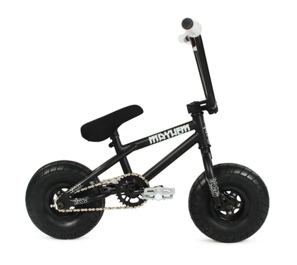 Mayhem Fat Tire Mini BMX Riot 1 Piece Crank 10" Mini BMX Newest Model Trick Bike (Riot Black Widow)