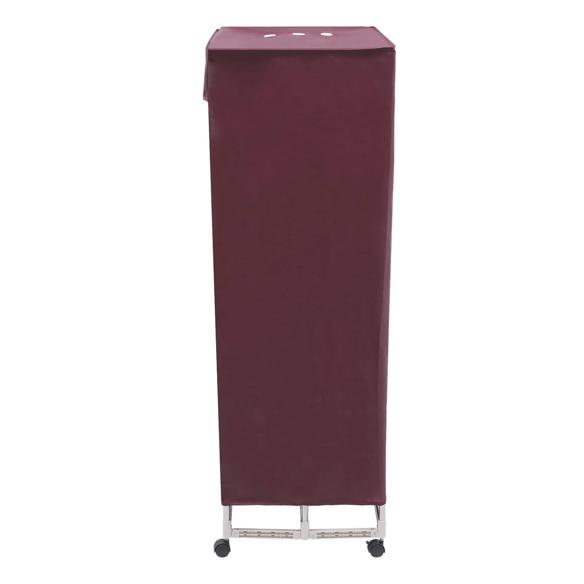 110V Wine Red Clothes Dryer Portable Travel Mini Dryer Machine 1200-1500W Electric Dryer For Homes, Apartments