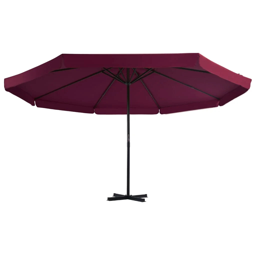 vidaXL Garden Parasol Azure Blue Polyester with PA coating Large