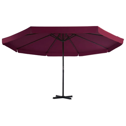 vidaXL Garden Parasol Azure Blue Polyester with PA coating Large