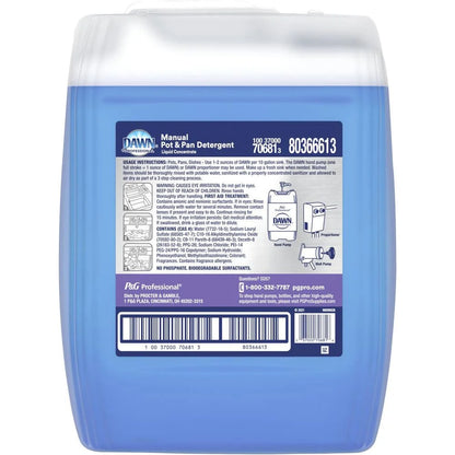 Dawn Professional Manual Pot/Pan Dish Detergent, Original Scent, Five Gallon Cube