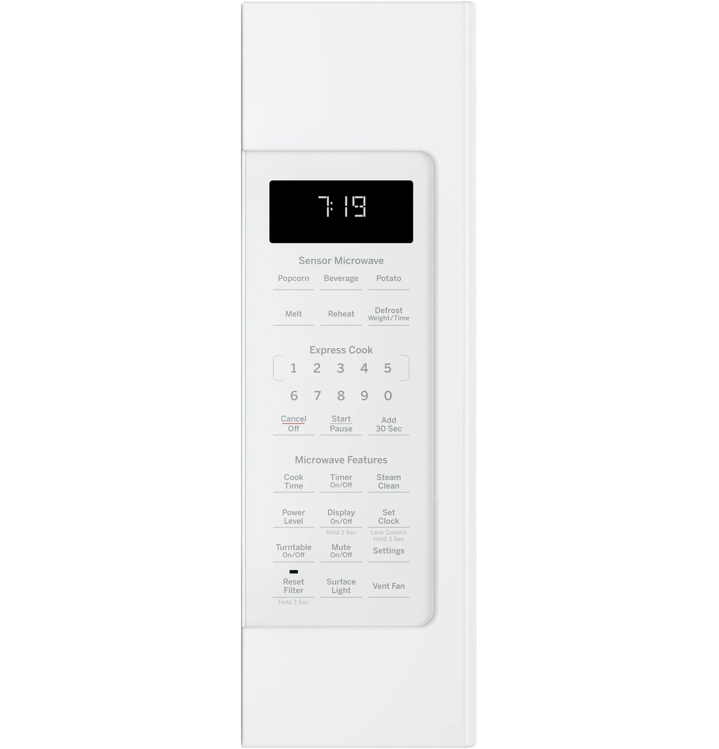 GE APPLIANCES JVM7195DKWW over the range microwave