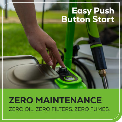 Greenworks 3000 PSI at 2.0 GPM 60 V Battery-Powered Cold Pressure Washer