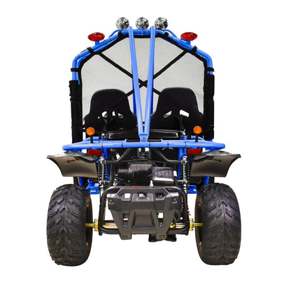 Massimo GKA 200 169cc EFI Adult Go Kart with 10HP Engine, 2WD Off-Road Go Cart, Dual Seats, Red