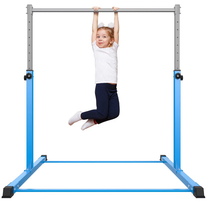 Safly Fun Anti Slip Adjustable Steel Gymnastics Bar, 50 in Width