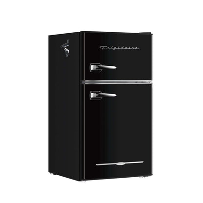 Frigidaire Retro 3.1 Cu ft Two Door Compact Refrigerator with Freezer, Red