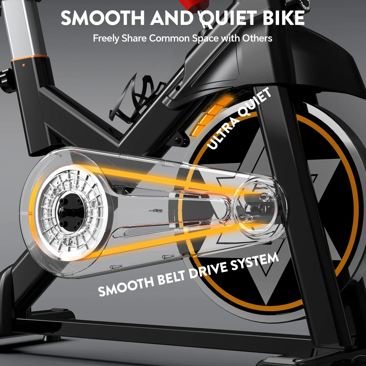 LNOW Commercial Built-in Bluetooth Fan Exercise Bike, Adjustable Air Resistance with Dual-Action Handlebars, Heavy Duty Indoor Cycling Bike for Home Gym Traininning, 350lbs Arm/Leg Cardio Workout