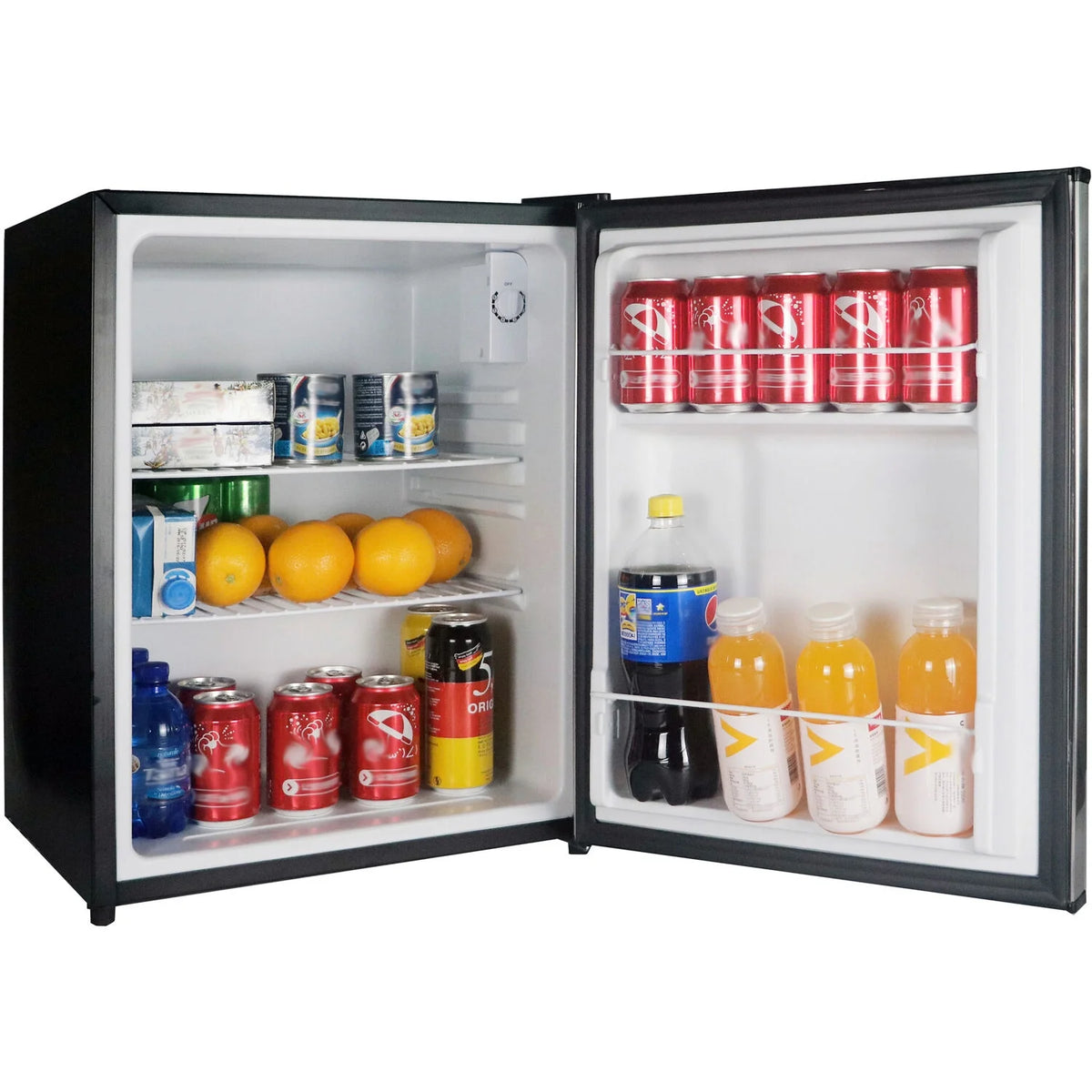 Magic Chef New 17.3 inch Width 1.7 Cu. ft. Compact Refrigerator with Single Door Color in Black