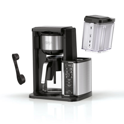 Ninja Hot & Iced Coffee Maker, Single Serve to 10 Cup Carafe, Drip, Rapid Cold Brew, CM360 Black