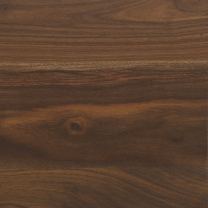 Better Homes & Gardens Ezra Glass Door Storage Accent Cabinet, Warm Walnut finish