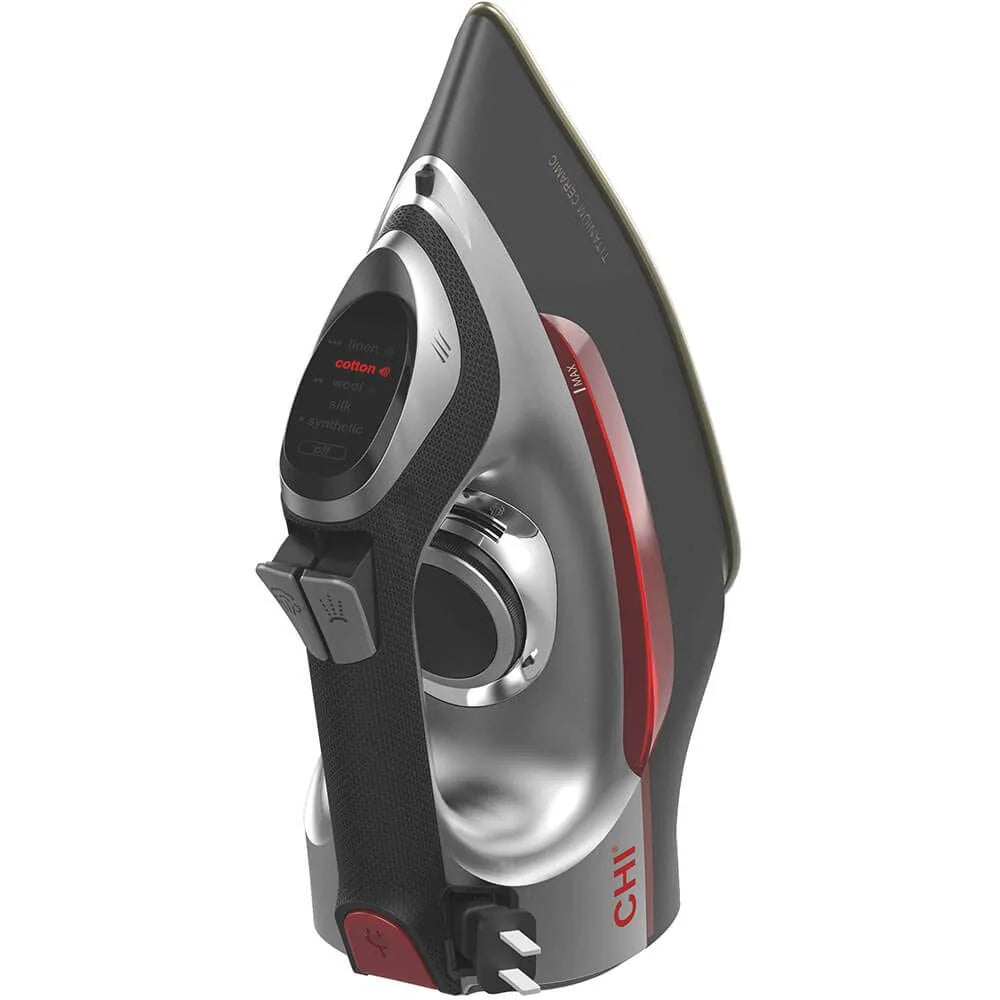 CHI Electronic Clothing Iron with Retractable Cord 13102