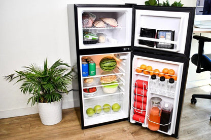 Frigidaire, 4.5 Cu. ft., 2 Door Compact Refrigerator-Chrome Trim, EFR451, Platinum