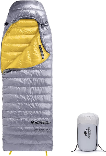 Naturehike Ultralight White Goose Down Sleeping Bag 750/550 Fill Power with Compression Sack