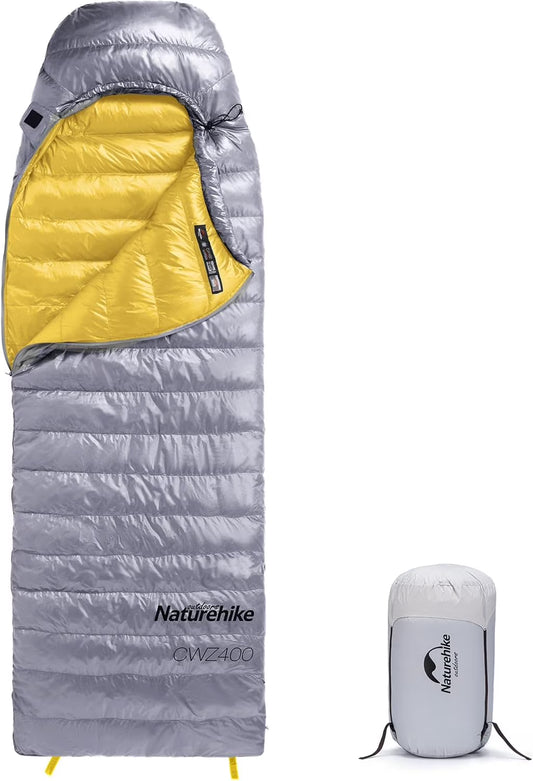 Naturehike Ultralight White Goose Down Sleeping Bag 750/550 Fill Power with Compression Sack