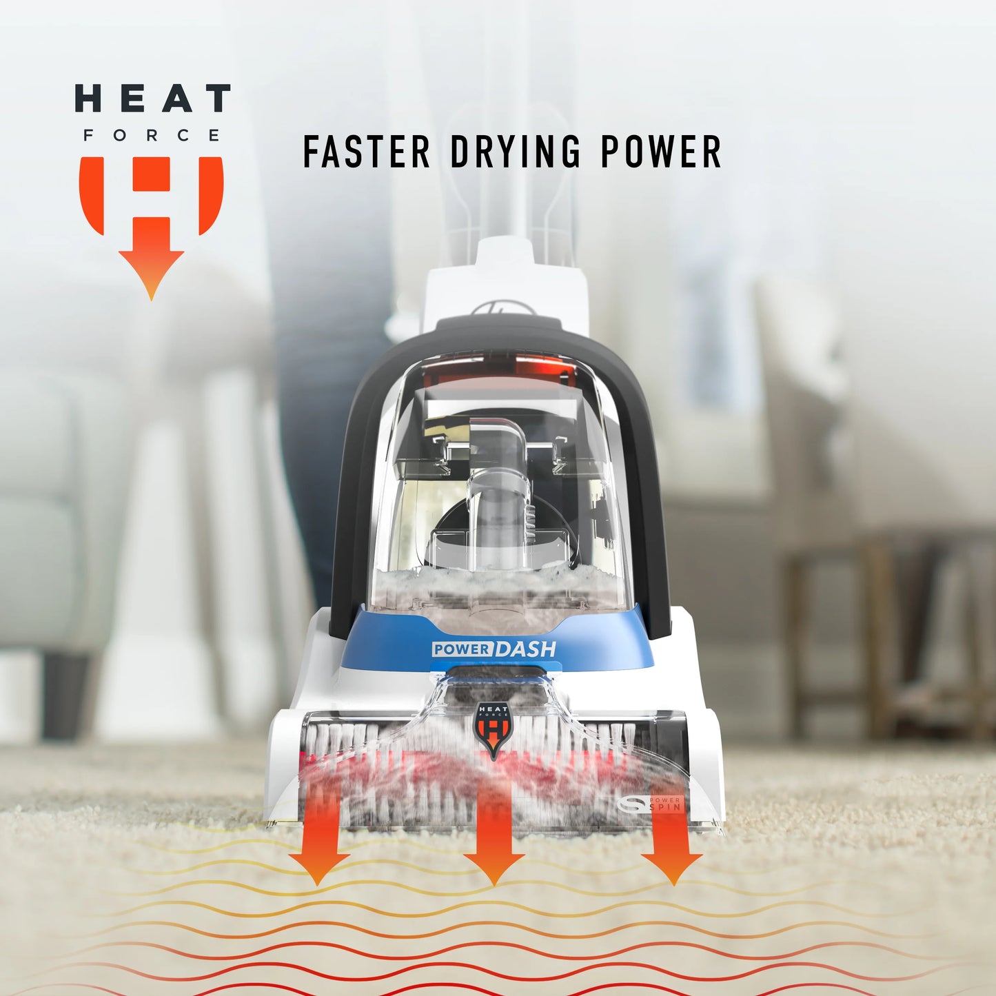 Hoover PowerDash Pet, Carpet Cleaner Machine, Carpet & Rugs, for Small Spaces, Compact, Lightweight, FH50710CN