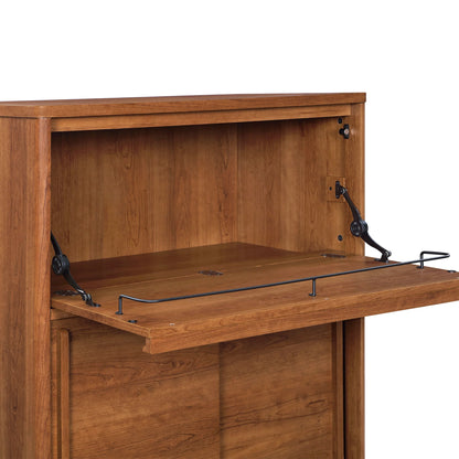Better Homes & Gardens Greyson Bar Cabinet, Acorn Finish