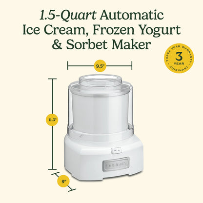 Cuisinart Ice Cream/Yogurt Makers Frozen Yogurt �C Ice Cream & Sorbet Maker