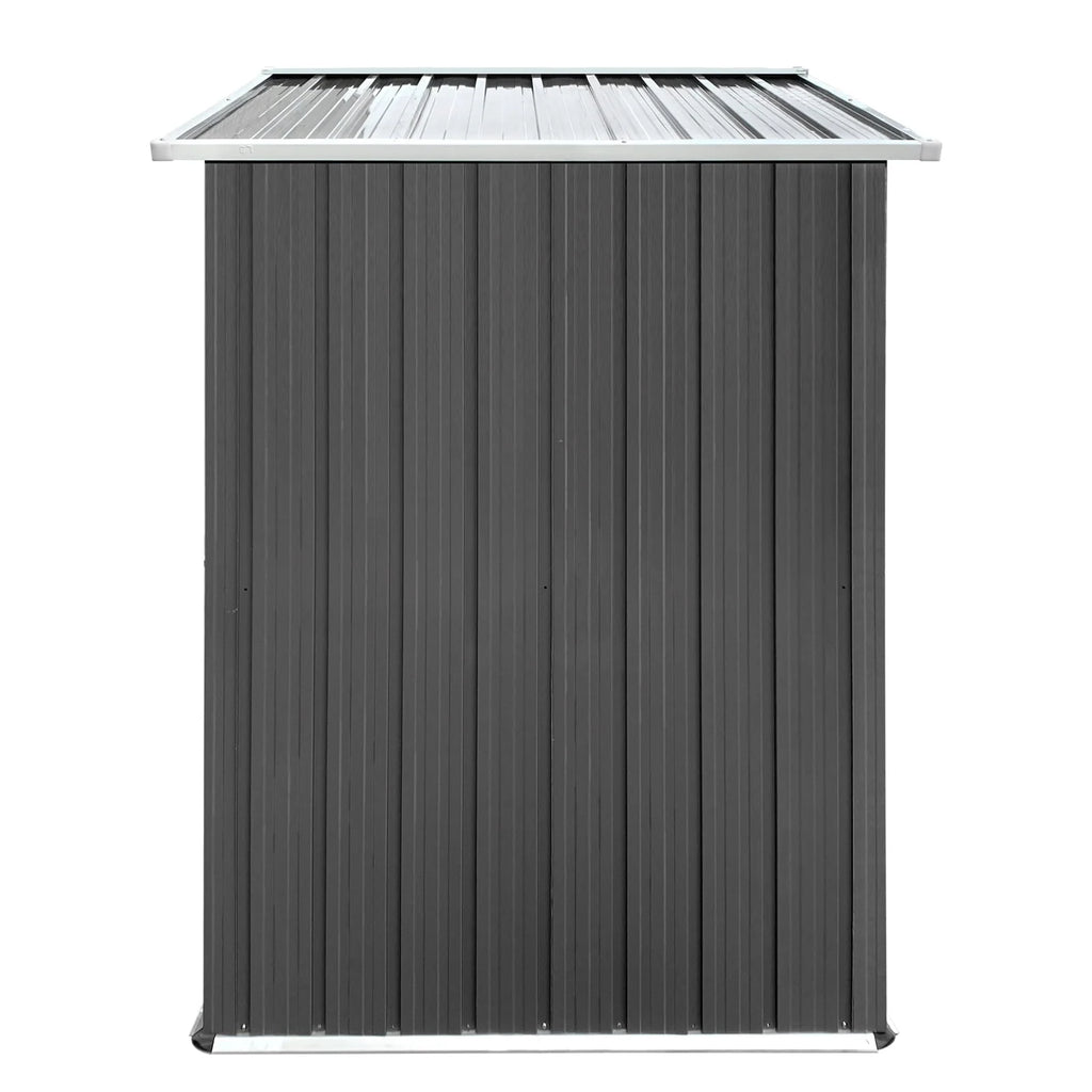 6' x 4' Outdoor Metal Storage Shed, Tools Storage Shed, Galvanized Steel Garden Shed with Lockable Doors, Outdoor Storage Shed for Backyard, Patio, Lawn, D8311