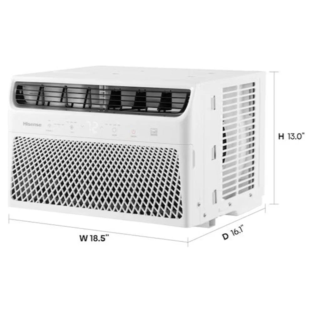 Restored Hisense 8000 BTU 350 Sq Ft Window Air Conditioner (Refurbished)