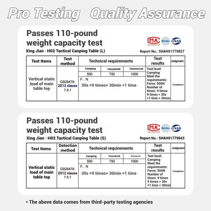 Naturehike, Portable Camping Table, Outdoor Detachable Tactical Camping Table, Lightweight Aluminium Camping Table with Light Pole, Adjustable Height