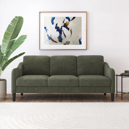 Mainstays Westley Swoop Arm Sofa, Burnt Orange