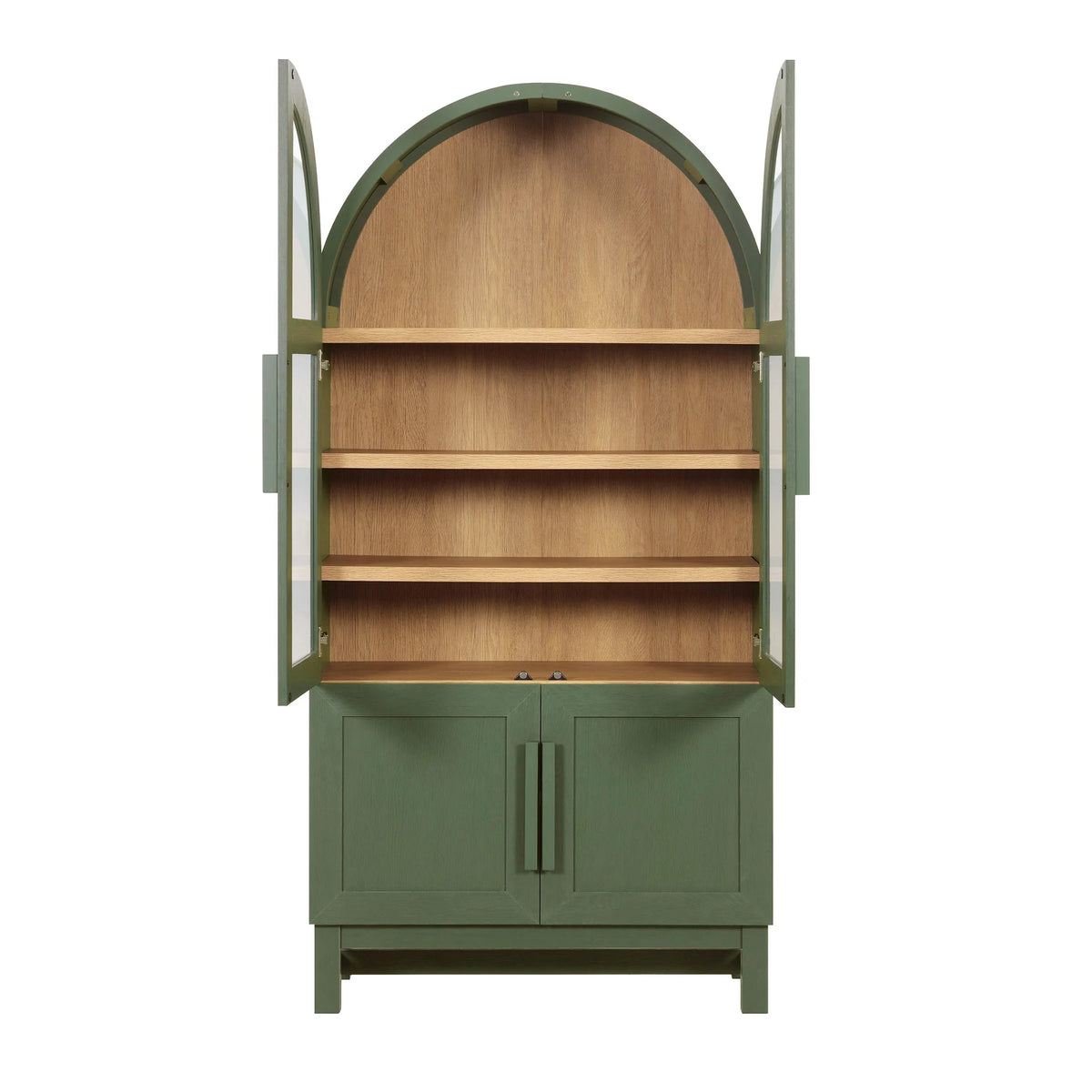 Better Homes & Gardens Juliet Kitchen Rounded Arch Cabinet, Rich Black