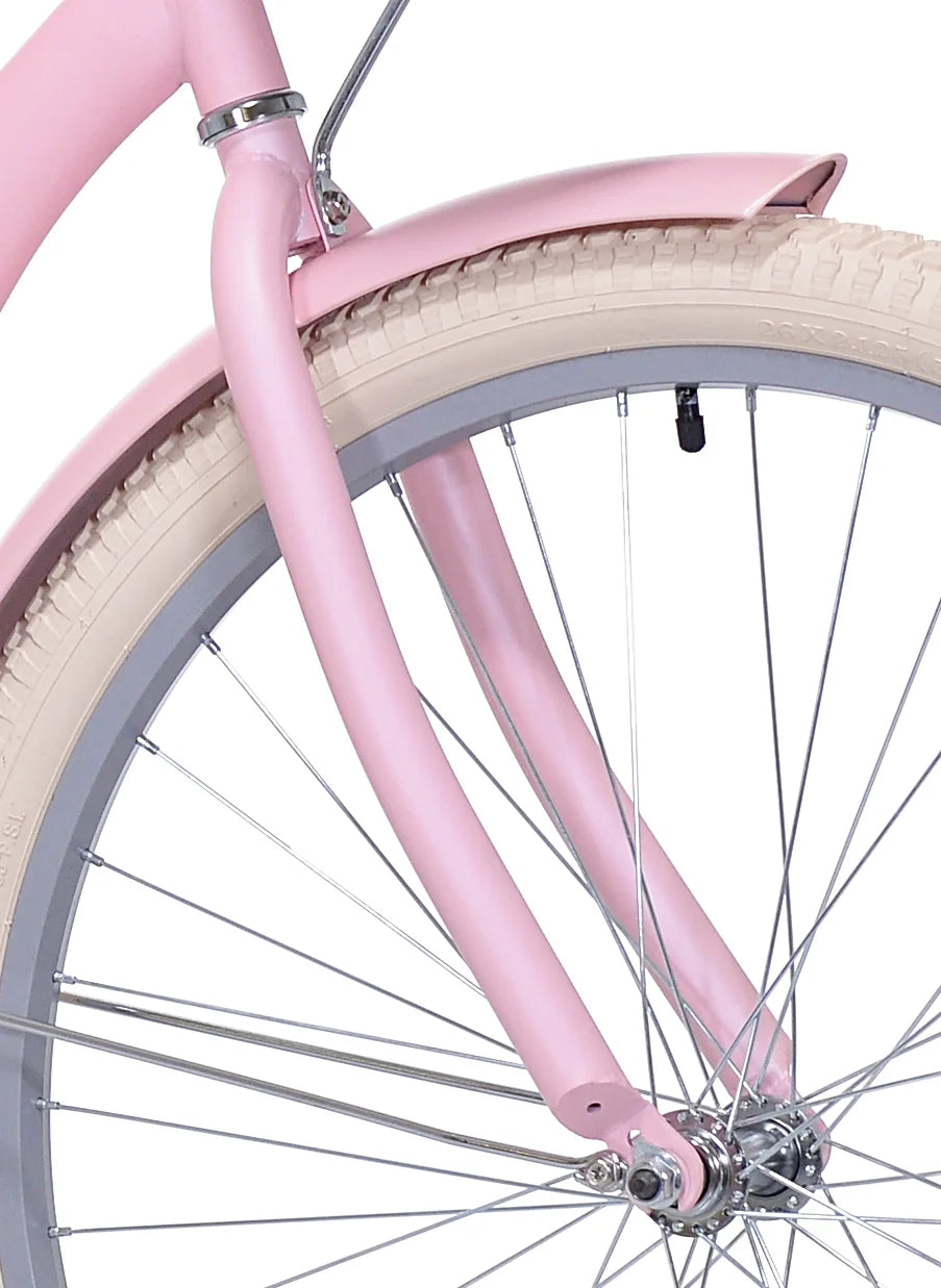 26 In. Charleston Ladies Cruiser Bike, Pink