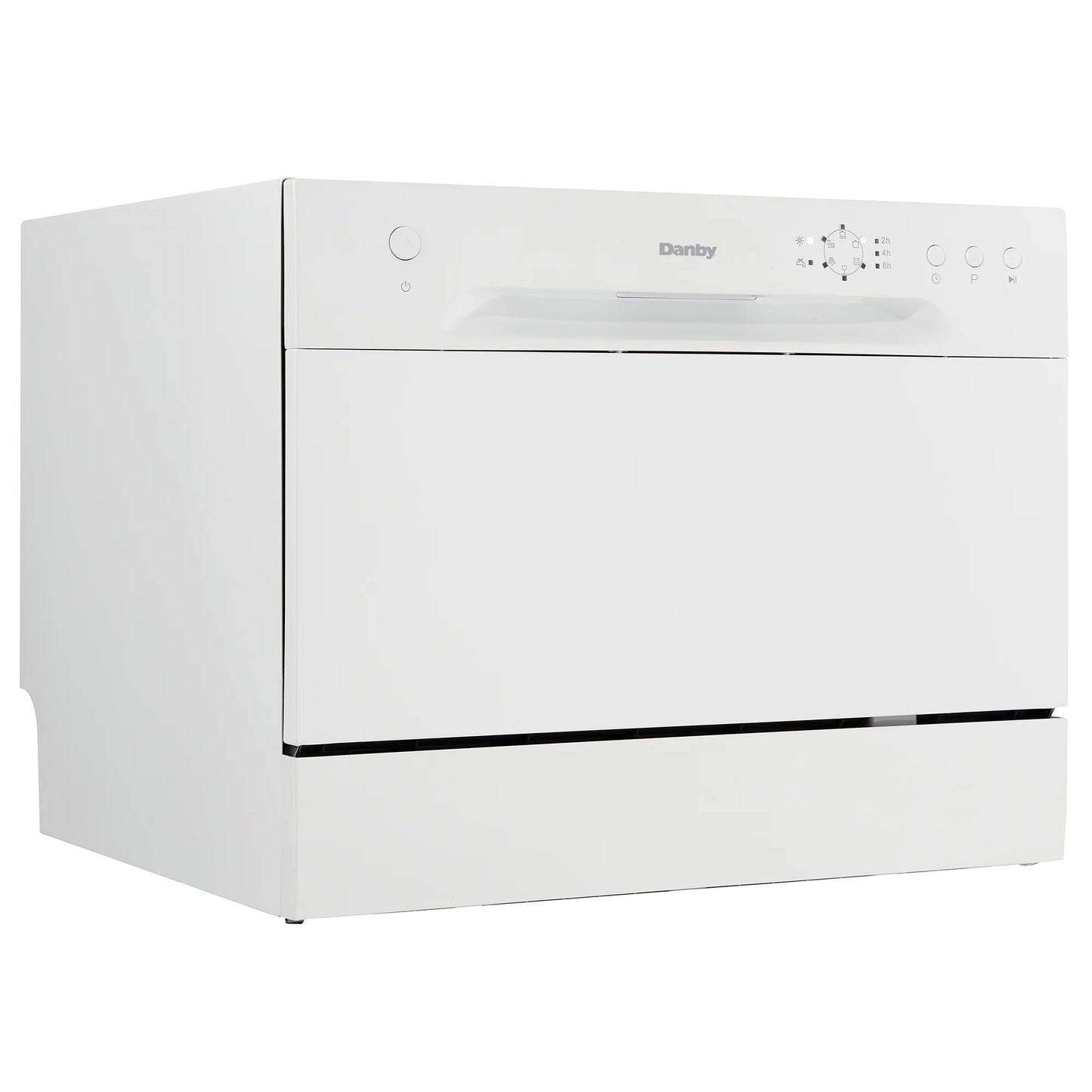 Danby 6 Place Setting Countertop Dishwasher in White (DDW621WDB)