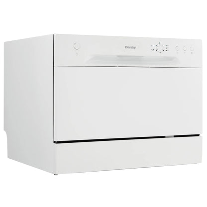 Danby 6 Place Setting Countertop Dishwasher in White (DDW621WDB)
