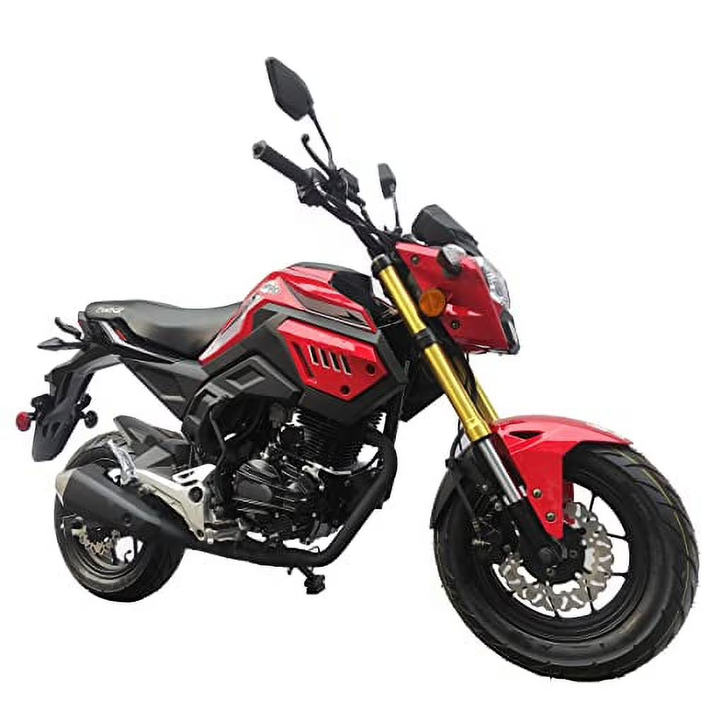 X-Pro Brand New 150cc Gas Motorcycle with 5-Speed Manual Transmission Electric/Kick Start 12" Wheels