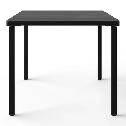 WestinTrends Playa 59" Iron Metal Outdoor Rectangular Patio Dining Table For 6, Olive Green