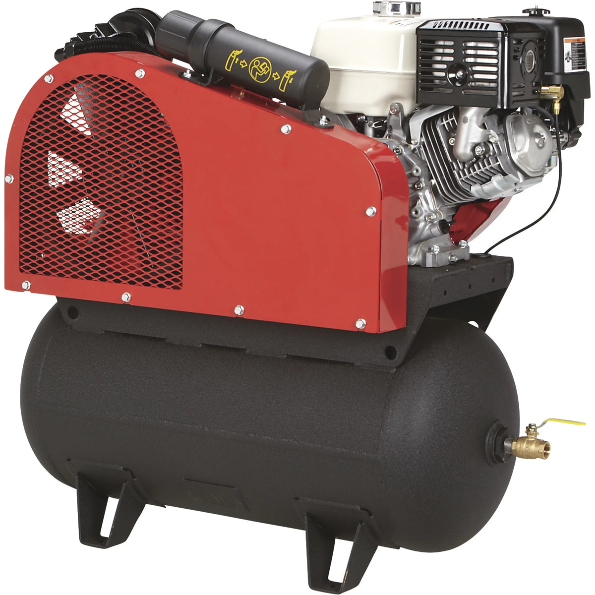 NorthStar Gas-Powered Air Compressor, Honda GX390 OHV Engine, 30-Gallon Horizontal Tank, 24.4 CFM @ 90 PSI