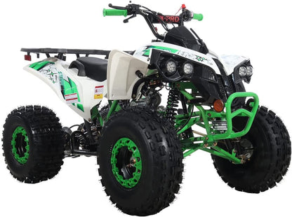 X-Pro Brand New 125cc Gas ATV, Automatic Transmission w/Reverse Electric Start Big 19"/18" Tires