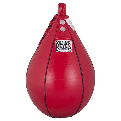 Cleto Reyes Platform Leather Punching Speed Bag for Boxing (Mini, Classic Red)
