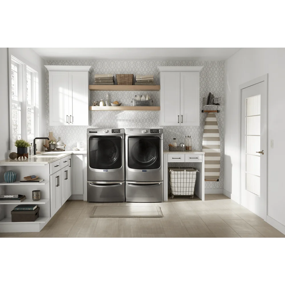 Maytag Med6630h 27" Wide 7.3 Cu Ft. Energy Star Rated Electric Dryer - Metallic Slate