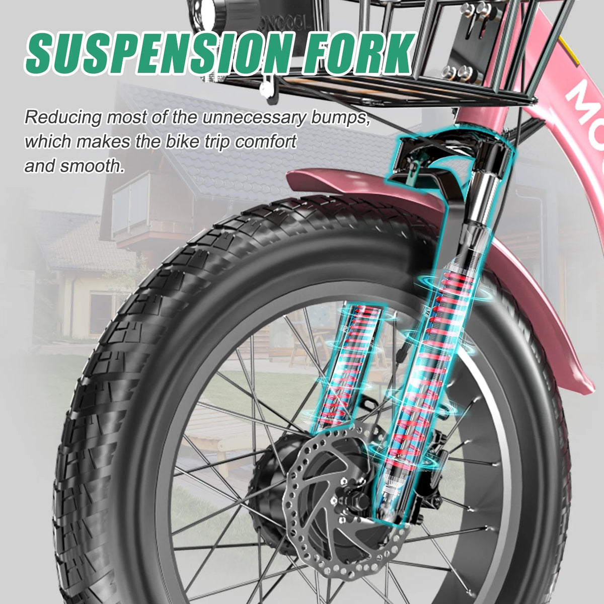 20" x 4" Fat Tire Electric Tricycle for Adult, 7 Speeds Electric Trike 48V 500W Motorized Tricycle , Electric Three Wheels Bicycle for Senior, Aluminum Frame & Rear Basket ,16mph