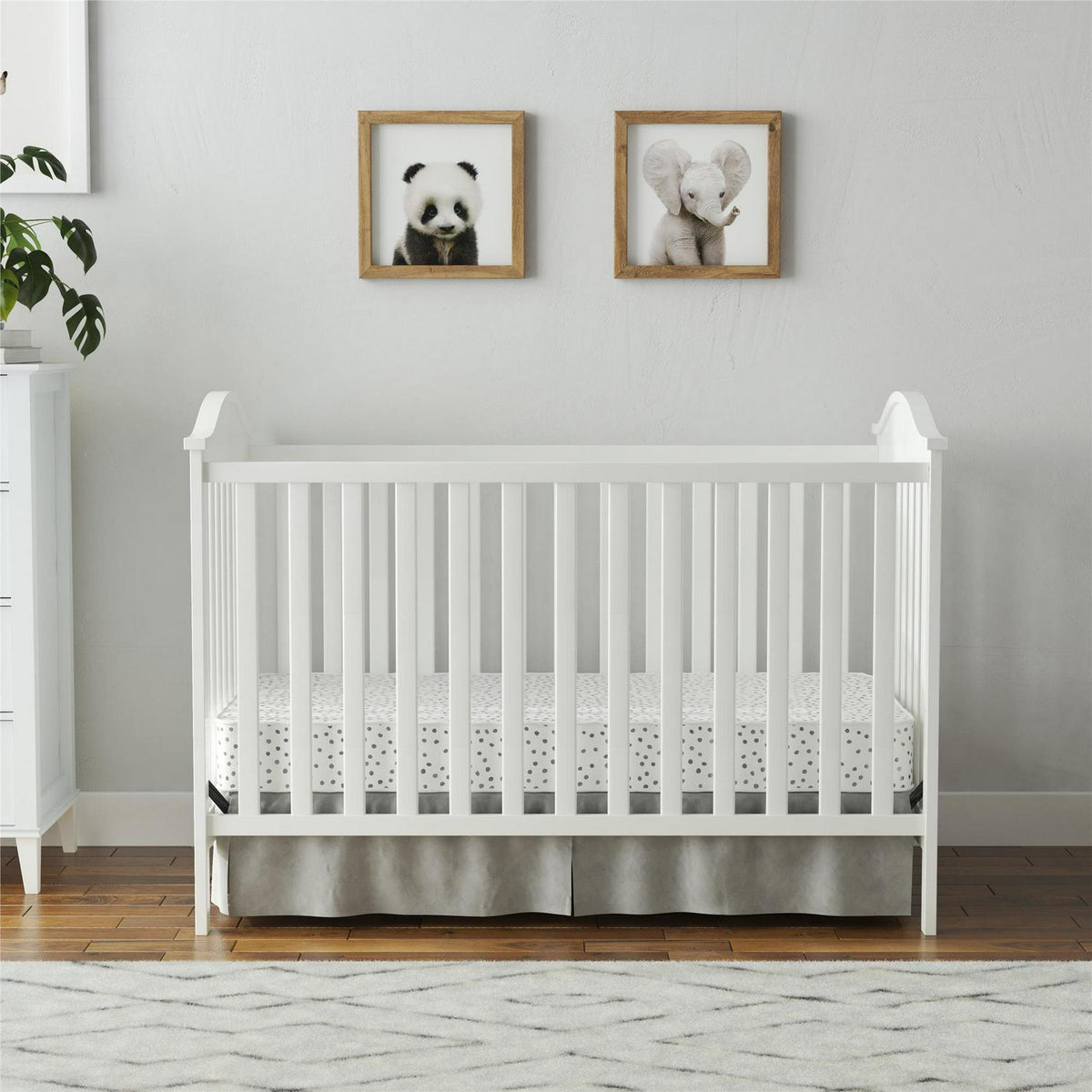 Baby Relax Adele 3-in-1 Convertible Crib. White