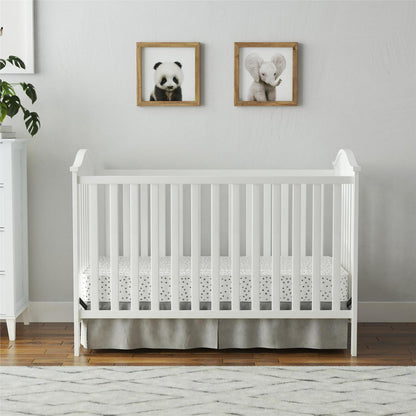 Baby Relax Adele 3-in-1 Convertible Crib. White