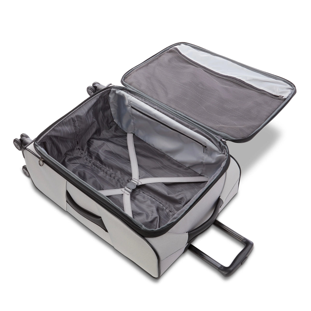 American Tourister X-Lite 3-Piece Luggage Set with Spinner Wheels - Light Grey