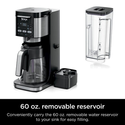 Ninja Drip Coffee Maker With K Cup Combo, DualBrew Pro Specialty Coffee System, Coffee Machine Compatible with K-Cup Pods, 12 Cup Single Serve Coffee Makers with Paper Filter, CFP301 Frother? F