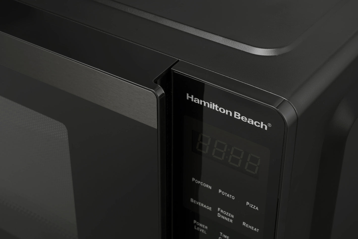 Hamilton Beach 0.9 Cu ft Countertop Microwave Oven, 900 Watts, Stainless Steel, New