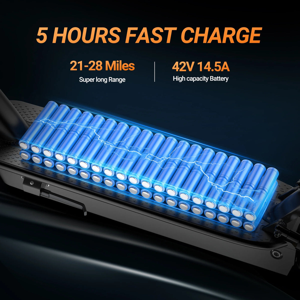 AOVOPRO ESMAX 500W 10' Foldable Electric Scooter for Adults with Air Tire and Dual Shock Absorption, Dual Braking