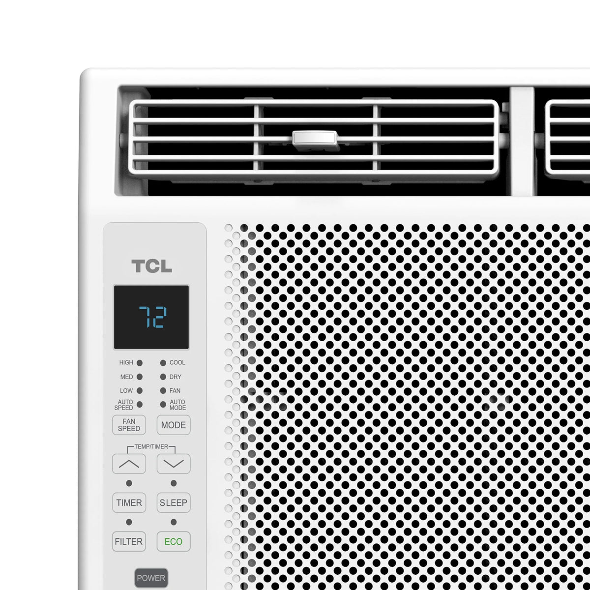 TCL 6,000 BTU Window Air Conditioner, 250 sq. ft., LED Display, Included Remote,  White, W6W32