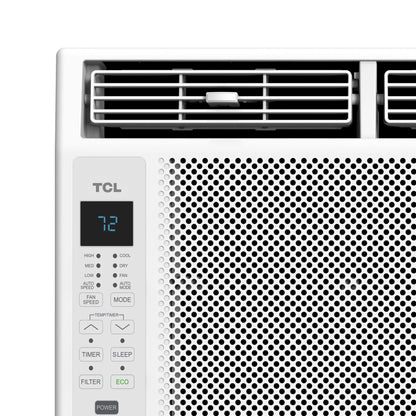 TCL 6,000 BTU Window Air Conditioner, 250 sq. ft., LED Display, Included Remote,  White, W6W32
