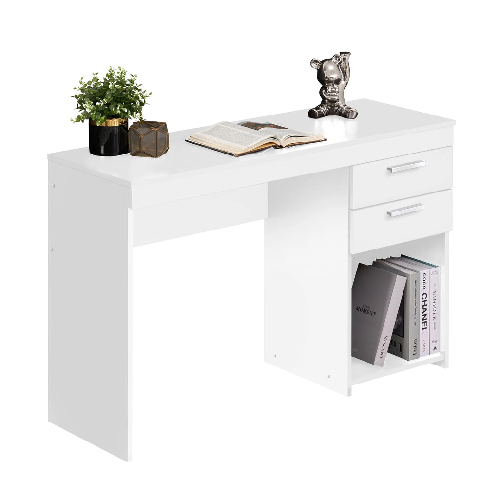 Techni Mobili Home Office Computer Desk with Storage, Espresso