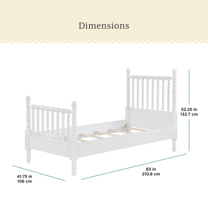 Pioneer Woman Harper Queen-Size Spindle Bed, Homestead Brown