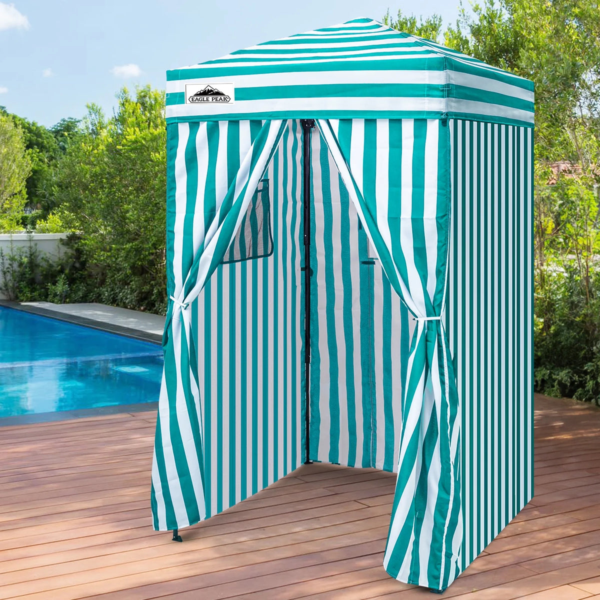 EAGLE PEAK Flex Ultra Compact 4 ft x 4 ft Pop-up Changing Room Canopy, Portable Privacy Cabana