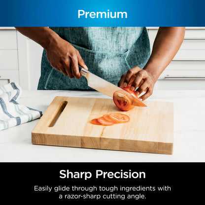 Ninja Foodi NeverDull Premium 14pc German Stainless Steel Knife System & Built-in Sharpener, K32014